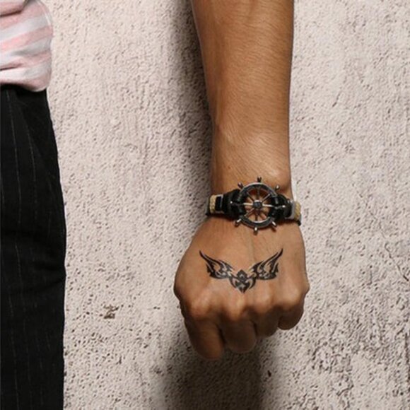 "Sail with Your Dreams" Vintage Leather Bracelet - Picture 6 of 6